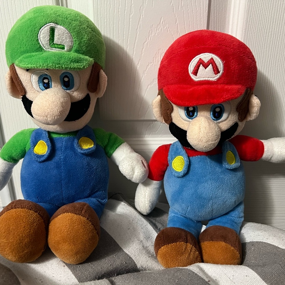 Mario and Luigi Plush Toys